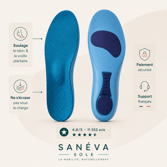 Men's Thickened Shock-absorbing Sports Insole