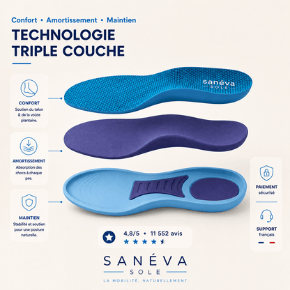 Men's Thickened Shock-absorbing Sports Insole